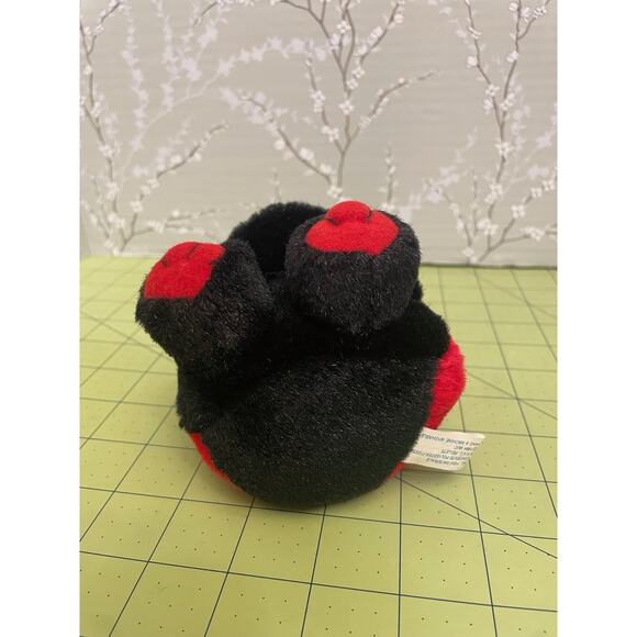 Vintage 1994 Swibco Lady Bug Palm Plush 4.5” Stuffed Beanie Animal Insect - Picture 5 of 8